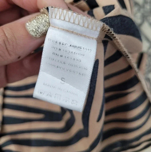 Forever 21 Annie High Front Slit Animal Print Midi Skirt - Picture 12 of 15